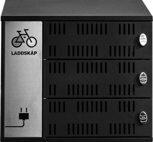 Vindico Security UNIBIKE CHARGE 3 Ladeskap for sykkelbatteri Nøkkellås, Garasjeinnredning & oppbevaring