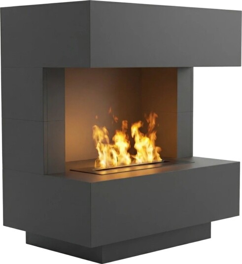 Glow Fire Kleist Omc 600 - Sort (HYB-50-113BK-logset600)