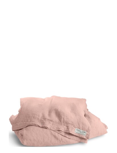 Lovely Linen Misty Duvet Cover - Pink - 140X220CM