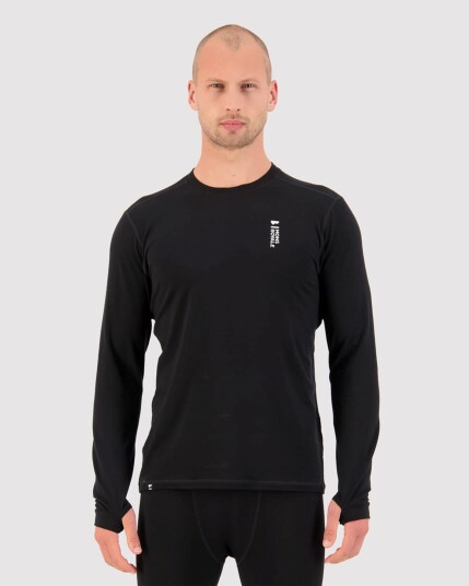 Mons Royale Cascade Merino Flex 200 LS Ms Black XL