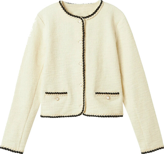 LMTD Nlfsarianne Ls Jacket White 146 152