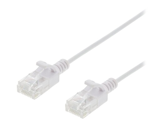 Deltaco RJ-45 Koblingskabel 2 m Cat6a U/UTP Hvit Deltaco RJ-45 Koblingskabel 2 m Cat6a U/UTP Hvit
