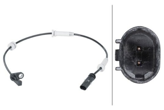 Sensor, ABS HELLA 6PU 012 679-891