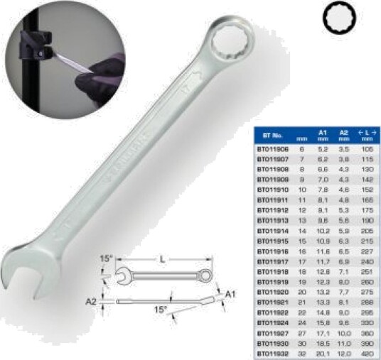 KS TOOLS BT011910 Kombinasjonsnøkkel