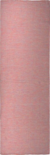 vidaXL Utendørs flatvevd teppe 80x250 cm rød vidaXL Utendørs flatvevd teppe 80x250 cm rød