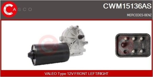 CASCO CWM15136AS Vindusviskermotor