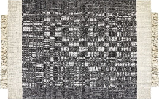 Atlanti Ullteppe 160x230 cm - Svart/hvit