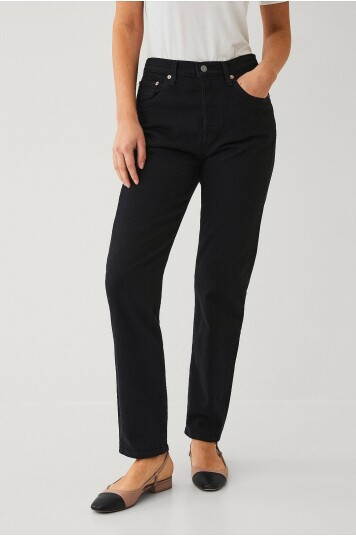 Levi's Jeans 501 Crop Svart Levi's Jeans 501 Crop Svart
