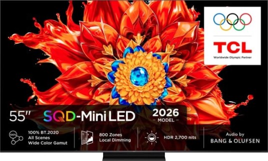 TCL 55" MSQLED85L 4K QLED TV 2026 TCL 55" MSQLED85L 4K QLED TV 2026