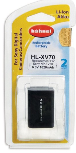 HÃ¤hnel Batteri til Sony Kameraer (HL-XV70/NP-FV70) - Oppladbart - 1620mAh