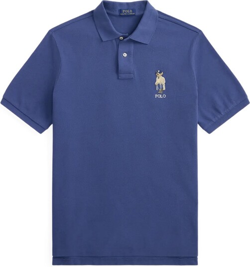 Polo Ralph Lauren Classic Fit Polo Bear Mesh Polo Shirt Navy XS