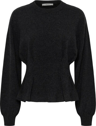 Gestuz Gzmanzi Waist Pullover DEEP GRAPHITE MELANGE M
