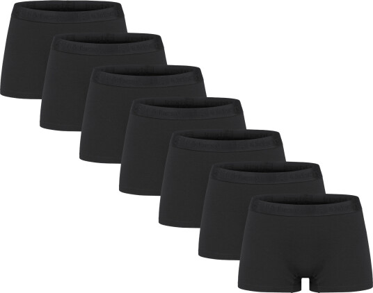 Urberg Women"s Bamboo Boxers 7 Pack Black Beauty S Urberg Women"s Bamboo Boxers 7 Pack Black Beauty S