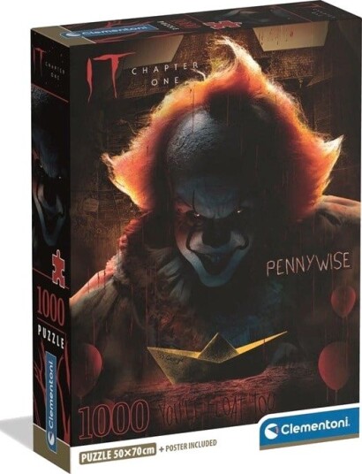 Clementoni Puzzle It-Horror Movies 1000 pieces 2D Puslespill
