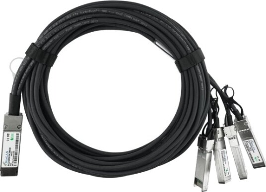 Blueoptics 721064-B21-Bl 3 M Qsfp 4Xsfp+ Hankjønn/Hankjønn