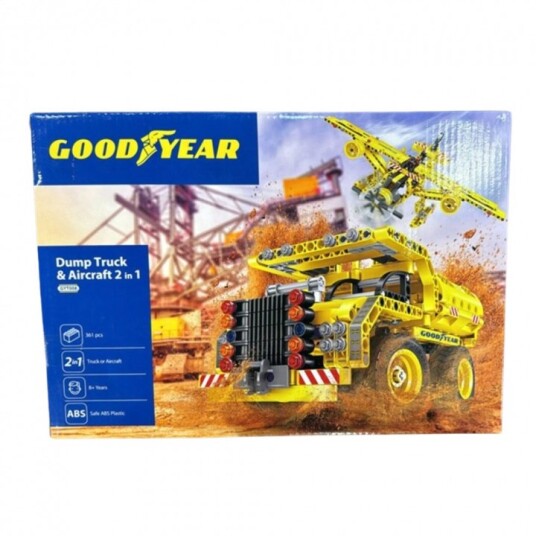 Lego Goodyear-lisensiert 2 i 1 Dumper og fly