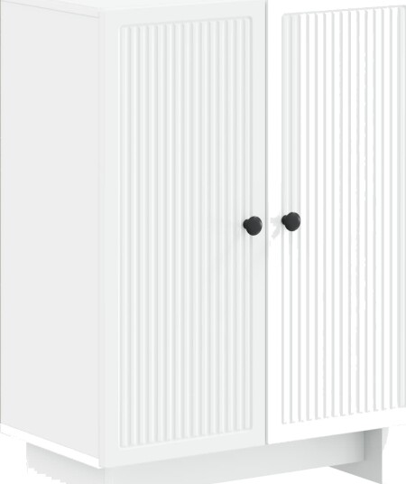 vidaXL Baderom Oppbevaringsskap EDE Hvit 59,5 x 31 x 80 cm
