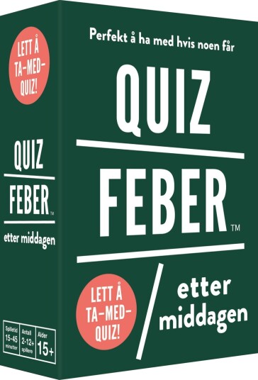 Spill Quizfeber Etter middagen