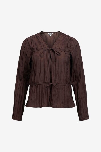 Object   Bluse objBrea RE L/S   Brun