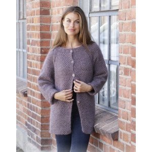 �Simple Mind Jacket by DROPS Design Jakke Strikkeoppskift str. S X Small