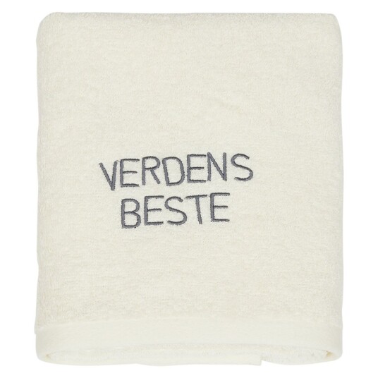 Sk Home Håndkle med tekst Offwhite