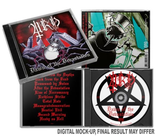 Urn Dawn of the Devastation CD Urn Dawn of the Devastation CD