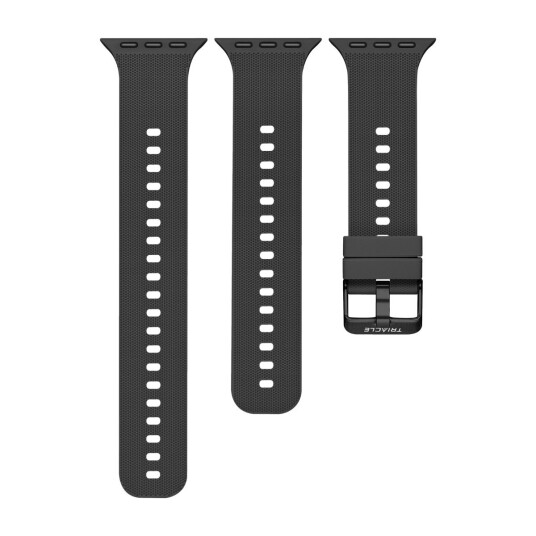 Triacle Classic reim Apple Watch 38/40/41 mm V2, svart