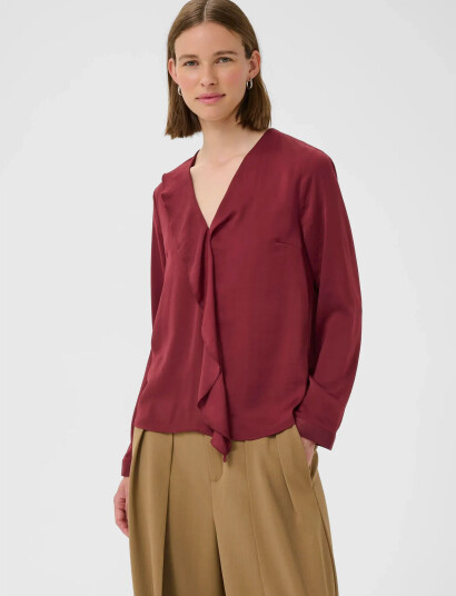 InWear Audaiw Blouse - Burgundy - 42 InWear Audaiw Blouse - Burgundy - 42