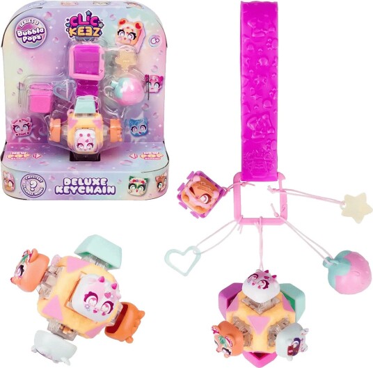 Toyrock Clickeez S3 Deluxe Keychain Multi Coloured One Size