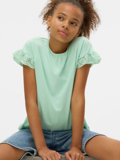 Vero Moda Girl Anna Topp Grønn (146/152)