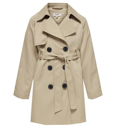 Kids Only Kogchloe Life Trenchcoat Db Otw Noos Beige 164