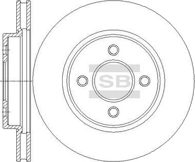 Hi Q SD4253 Bremseskive Hi Q SD4253 Bremseskive