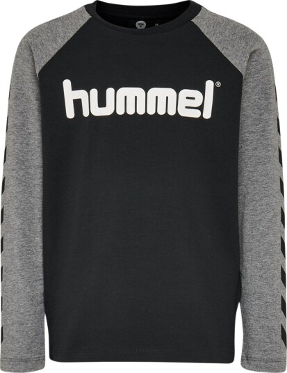 Hummel Hmlboys T-Shirt L/S Black 116 T-Shirts Hummel Hmlboys T-Shirt L/S Black 116 T-Shirts