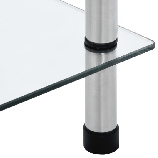 vidaXL Hylle 6 etasjer gjennomsiktig 40x40x160 cm herdet glass vidaXL Hylle 6 etasjer gjennomsiktig 40x40x160 cm herdet glass
