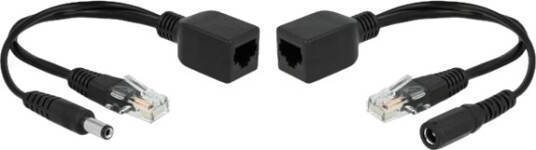 Delock 66024 passiv PoE adapter sett 2-pk