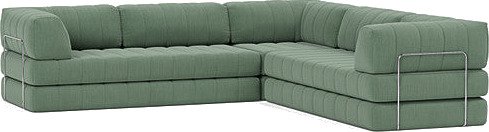 CozyPad Hjørnesofa med armlener B 6002591