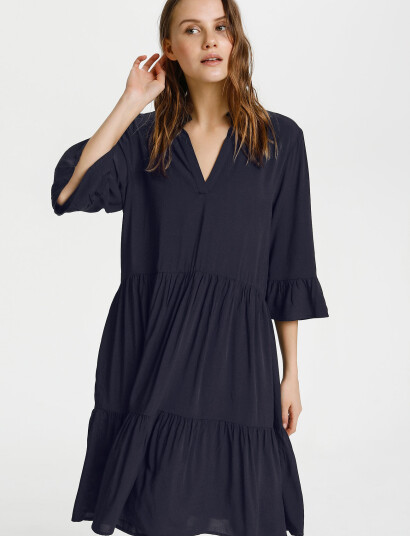 Saint Tropez Edasz Solid Dress - Navy - XS