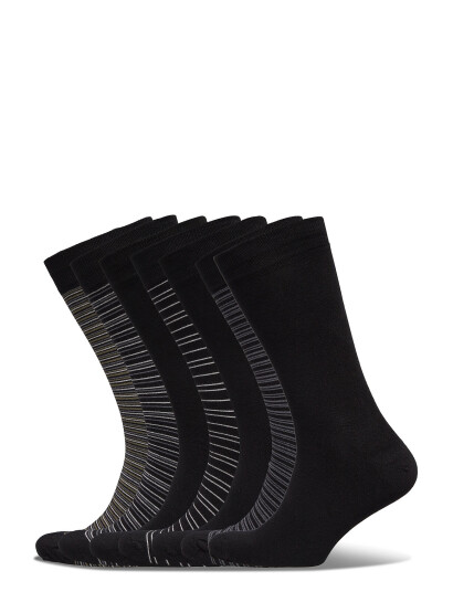 Dovre Dovre Bamboo Socks 7 Pack - Black - 45-48