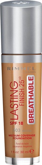 Rimmel Lasting Finish 25th Breathable SPF 20 504 Deep Mocha 30 ml