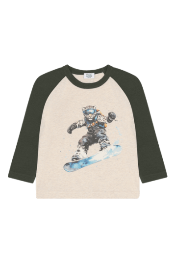 Hust And Claire Hust & Claire Anton Snowleopard genser wheat melange 128