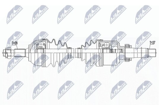 Nty Drivaksel NTY NPW PE 091 Nty Drivaksel NTY NPW PE 091