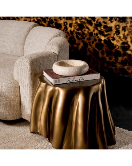 Chabot Side Table Vintage Brass Chabot Side Table Vintage Brass