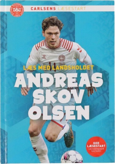 Forlaget Carlsen Bok   Les med landslaget   Andreas Skog Olsen   Forlaget Carlsen   OneSize   Bok   Blå