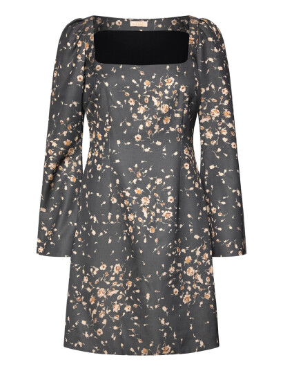 by Ti Mo Tailored Satin Mini Dress - Grey - XS by Ti Mo Tailored Satin Mini Dress - Grey - XS