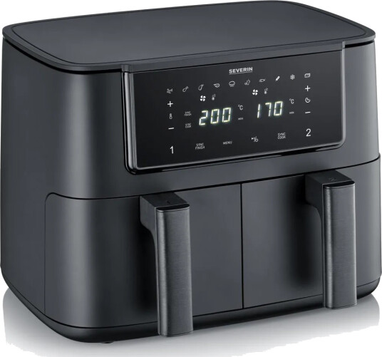 Severin FR 2463 Dual Airfryer 8L 2600W Sort Severin FR 2463 Dual Airfryer 8L 2600W Sort