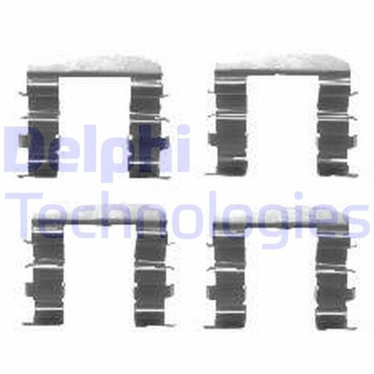 Tilbehørsett, skivebremse belegg DELPHI LX0461