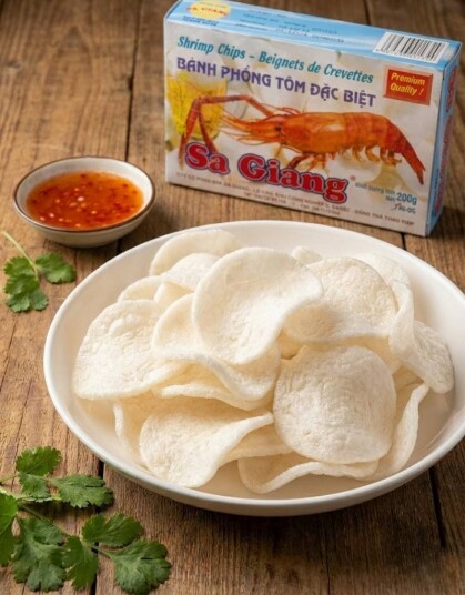 SA Giang Shrimp Chips   Rekechips 200 gram Vietnam