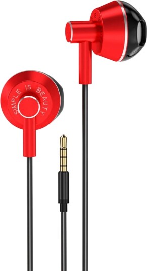 XO EP34 In-Ear Hodetelefoner Rød