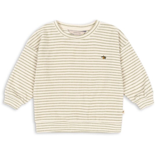 Konges Sløjd Tea Stripe Itty Sweat Skjorte GOTS 3 år