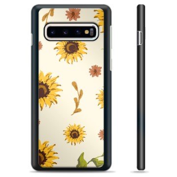 Samsung Galaxy S10 Beskyttelsesdeksel Solsikke